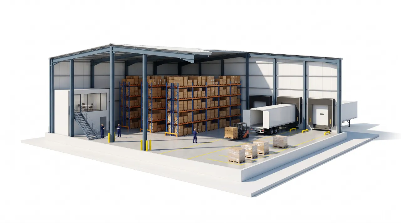 Illustrative warehousing facility